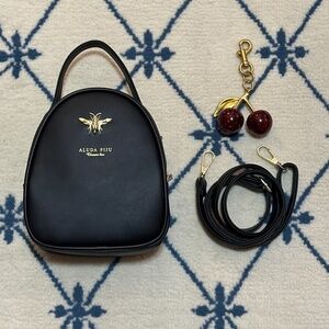 Aluda Piju Crossbody Purse & Cherry Bag Charm